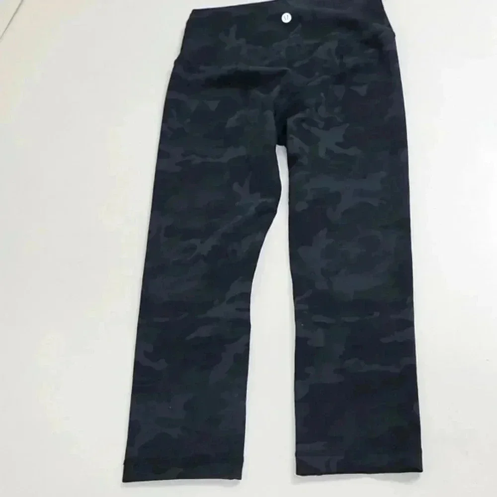 Lululemon Wunder Train High-Rise Crop 21"Heritage 365 Camo Deep Coal Multi - Picture 9 of 14